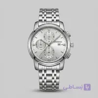 ساعت مچی مردانه تقویم دار تک موتور بافت ریز کد 03