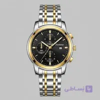 ساعت مچی مردانه تقویم دار تک موتور بافت ریز کد 05
