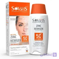 ضد آفتاب فیزیکال سولاریس ZINC NEWGEN SPF50 - التیام‌بخش پوست حساس و آسیب‌دیده