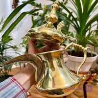 قیمت و خرید _ قهوه جوش برنجی عربی دست ساز، زیر قیمت بازار - هنرظریف