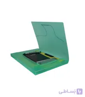 کیف مدارک کش‌دار شفاف 2 سانتی پاپکو کد S501-2T