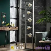 آباژور مدرن ایستاده | مدل پنج‌چراغ مینیمال