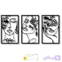 تابلو دیواری فلزی فانتزی چهره