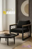 مبل تک‌نفره مدرن پذیرایی - مدل خورشیدی (Solar)