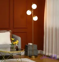 آباژور ایستاده مولکولی سه شعله؛ جلوه‌ای هنری و نورپردازی مدرن در دکوراسیون(آرن۲۲۲)