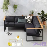 مبل با طراحی ال |مناسب برای ویلا،باغ،دکوراسیون لوکس،دفترکار