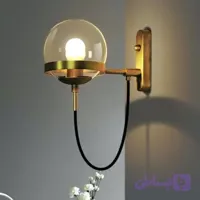 دیوارکوب مولکولی مدرن | چراغ دیواری دکوراتیو و نورپردازی خاص