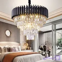 لوستر گرد کریستالی؛ هماهنگی بی‌نقص فرم دایره با درخشش کریستال