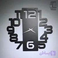 ساعت دیواری فلزی مدرن طرح اعداد