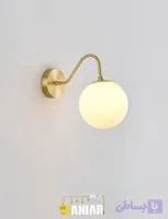 دیوارکوب مولکولی (چراغ دیواری تک شعله)