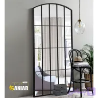 آینه قدی فلزی با طراحی مینیمال(Ey24)( فریم آینه قیمت آینه کسر شده )