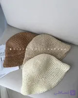 کلاه رافیا ساده کد 969
