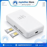 دستگاه دو سیم‌کارته iKOS K6 برای آیفون | Dual SIM Adapter