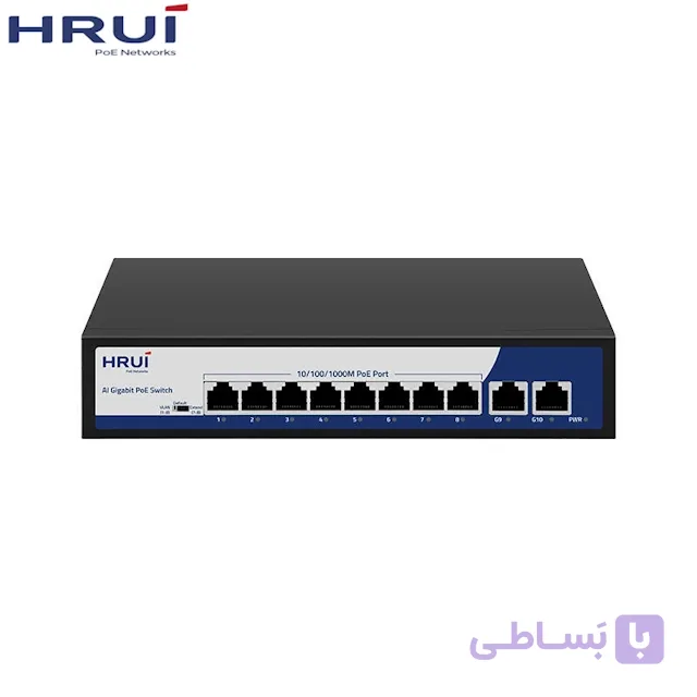 سوئیچ PoE اچ ار یو ای HRUI HR900-AF-82N