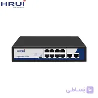 سوئیچ PoE گیگ اچ ار یو ای HRUI HR901-AFG-82N
