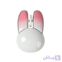 ماوس بی سیم مافی مدل M6DM White Pink
