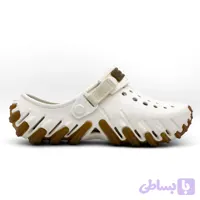 کراکس اکو کلاگ سفید قهوه‌ای | Crocs Echo Clog