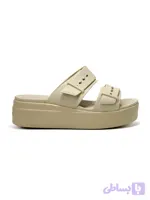 صندل کراکس بروکلین کرم زنانه | Crocs Brooklyn