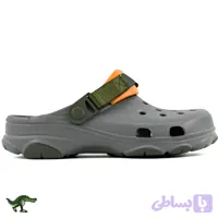 کراکس آل‌ترین طوسی زیتونی نارنجی | Crocs All Terrain