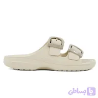صندل کراکس باکل کرم زنانه | Crocs Buckle Sandal