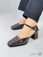 کفش مجلسی زنانه دو تیکه کمردار اردکی