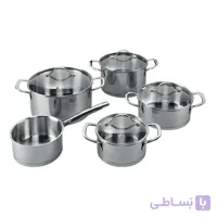 سرویس قابلمه استیل گرنیه 9 پارچه CW09ES