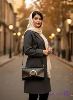 کیف زنانه پاسپورتی یراق گرد