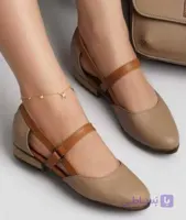 کفش زنانه بندی پاشنه کوتاه مدل لاریکا
