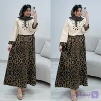 شومیز و دامن پلنگی