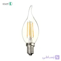 لامپ اشکی فیلامنتی 6 وات پایه E14 لوستری
