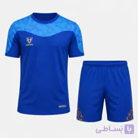 ست پیراهن شورت ورزشی طرح مرال کمان رنگ آبی