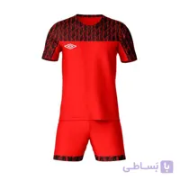 ست پیراهن شورت ورزشی طرح آمبرو کد ۱۰۰۴ رنگ زرد