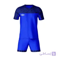 ست پیراهن شورت ورزشی طرح آمبرو کد ۱۰۰۴ رنگ آبی