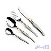 سرویس قاشق و چنگال 18 نفره 95 تکه عرشیا مدل TM145GS-3356