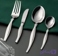 سرویس قاشق و چنگال 18 نفره 95 پارچه عرشیا مدل TM145S-3357