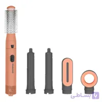 ست سشوار چند کاره پرودو مدل PORODO PDLFST126PH 5 in 1 MULTI STYLING صورتی, سفید
