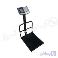 باسکول 300 کیلویی تاشو گارد دار نمایشگر دو طرفه استیل