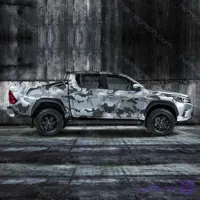 برچسب آفرودی ماشین پیکاپ طرح Hilux side 054