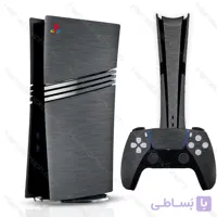 برچسب پلی استیشن 5 پرو طرح gray txtr