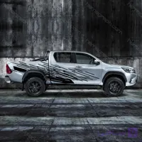 استیکر بدنه آفرودی وانت طرح Hilux side 003