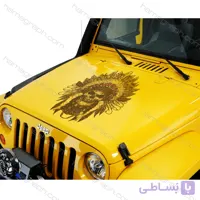 برچسب بدنه ماشین آفرود طرح wild skull 3
