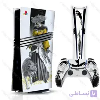 برچسب پلی استیشن 5 پرو طرح wolf of yotei