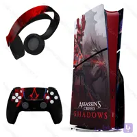 برچسب پلی استیشن 5 اسلیم طرح assassins creed shadows