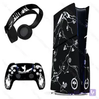 برچسب پلی استیشن 5 اسلیم طرح ghost of yotei bundle