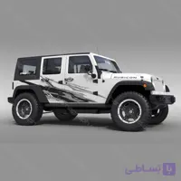 استیکر بدنه ماشین آفرودی طرح W 006
