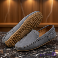 کالج چرم مردانه کد CL19GR رنگ طوسی