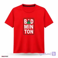 تیشرت طرح توپ BADMINTON