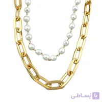 گردنبند زنانه دولاین تیفانی مروارید ژوپینگ کد N07