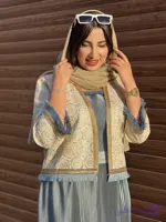 کت کوتاه  سوزندوزی مجلسی زنانه مدل مانا