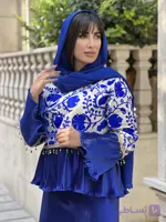 ست کت سوزندوزی و دامن پلیسه زنانه مدل  افسون
